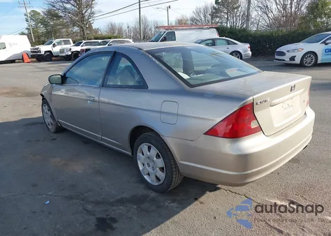 2002 Honda Civic Lx from USA, damaged, VIN 1HGEM22572L020232